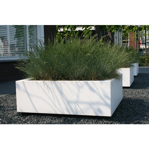 Adezz Polyester plantenbak Carrez 100x100x40 cm | Wit