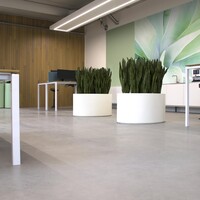 Adezz Polyester plantenbak Ellipse 115x80x60 cm | Antraciet Zwart