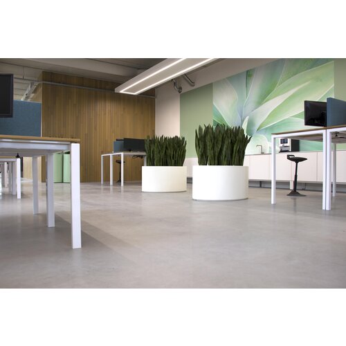 Adezz Polyester plantenbak Ellipse 115x80x60 cm | Antraciet Zwart