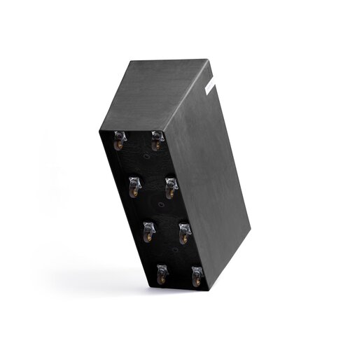 Ecopots Ecopots Paris 100 dark-grey wheels | Gratis verzending