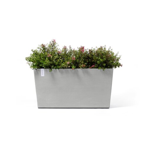 Ecopots Ecopots Paris wheels 100 white-grey | Gratis verzending