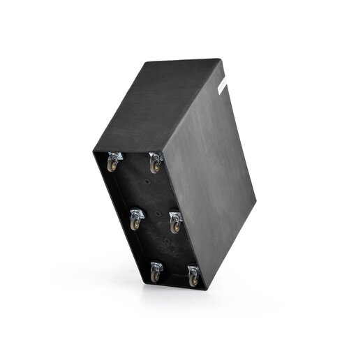 Ecopots Ecopots Paris 85 dark-grey met wielen