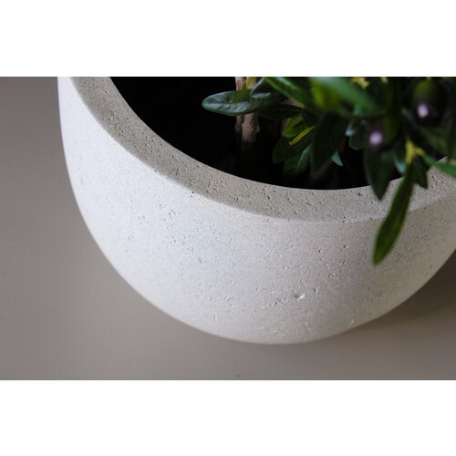 Luca lifestyle New egg pot Grigio 65 -  Antique White