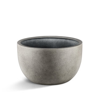 Luca lifestyle New egg pot low Grigio 94 - Natural Concrete