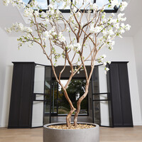 Luca lifestyle New egg pot low Grigio 80 - Natural Concrete