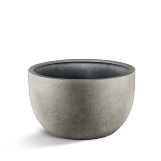 Luca lifestyle New egg pot low Grigio 110 - Natural Concrete