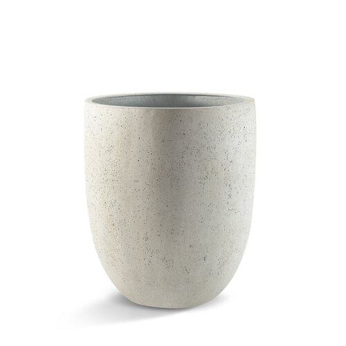 Luca lifestyle Tall egg pot 68 Grigio - Antique white
