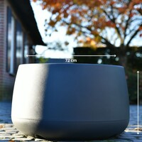Plantenbak Koert 80 | Antraciet