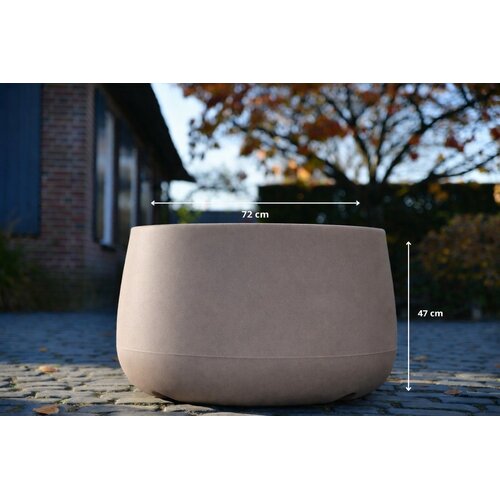 Plantenbak Koert 80 | Taupe