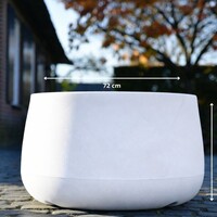 Plantenbak Koert 80 | Wit