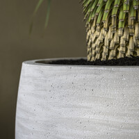 Pottery Pots Jumbo Orb, XXS - Ivory Washed