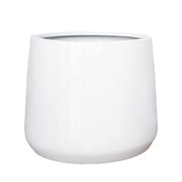 Pottery Pots Jumbo Patt, M - Hoogglans wit