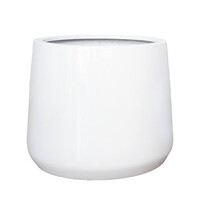 Pottery Pots Jumbo Patt, S - Hoogglans wit