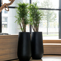 Pottery Pots Nax, L - Zwart