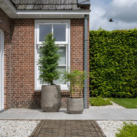 Pottery Pots Harith high, S - Diorite grey