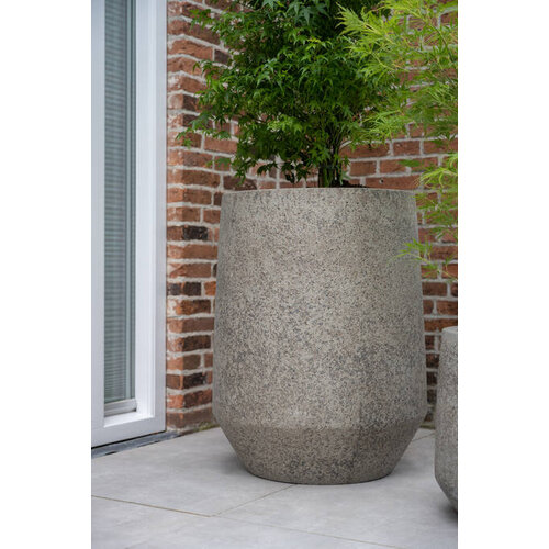 Pottery Pots Harith high, S - Diorite grey