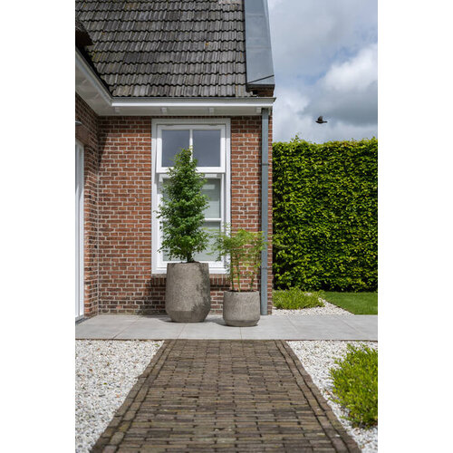 Pottery Pots Harith high, L - Diorite grey