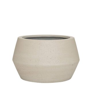 Pottery Pots Harley low, L - Beige washed