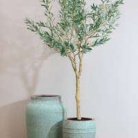 Pottery Pots Kunstplant - Olea Europaea Tree L, Green