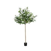 Pottery Pots Kunstplant - Ficus Triangularis Tree XL, Green