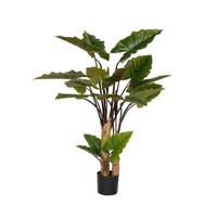 Pottery Pots Kunstplant - Alocasia M, Green