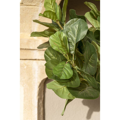Pottery Pots Kunstplant - Ficus Lyrata L, Green