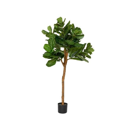 Pottery Pots Kunstplant - Ficus Lyrata L, Green
