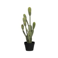 Pottery Pots Kunstplant - Cactus Opuntia M, Green