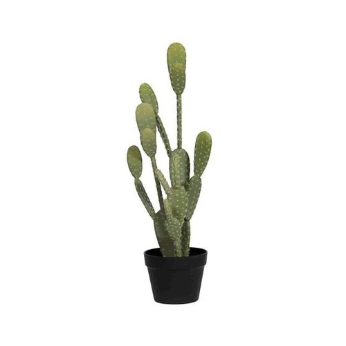 Pottery Pots Kunstplant - Cactus Opuntia M, Green
