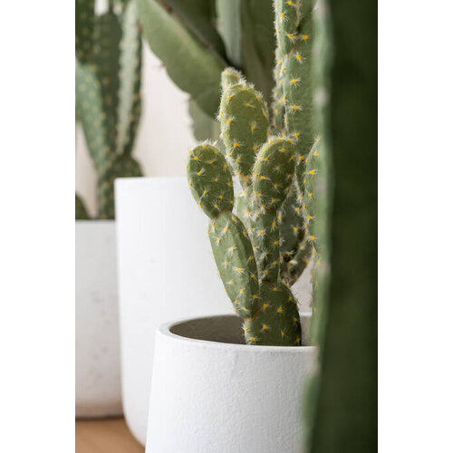 Pottery Pots Kunstplant - Cactus Opuntia M, Green