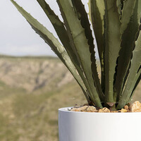 Pottery Pots Kunstplant - Agave L, Green