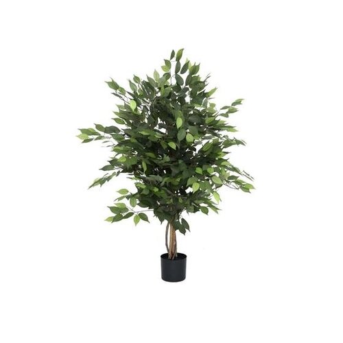 Pottery Pots Kunstplant - Ficus tree S, Green