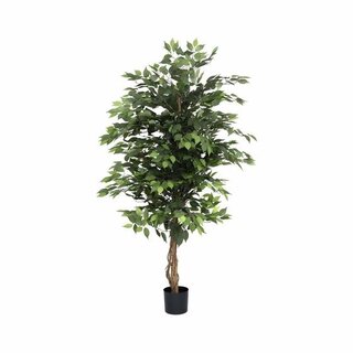Pottery Pots Kunstplant - Ficus tree L, Green