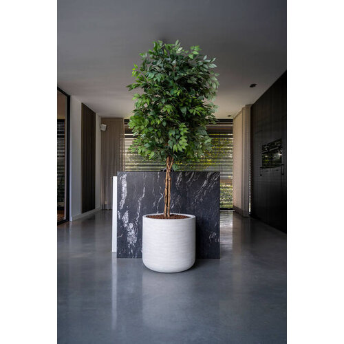 Pottery Pots Kunstplant - Ficus tree L, Green