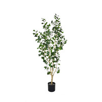 Pottery Pots Kunstplant - Ficus Triangularis Tree L, Green