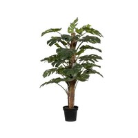 Pottery Pots Kunstplant - Monstera Pertusum L, Green