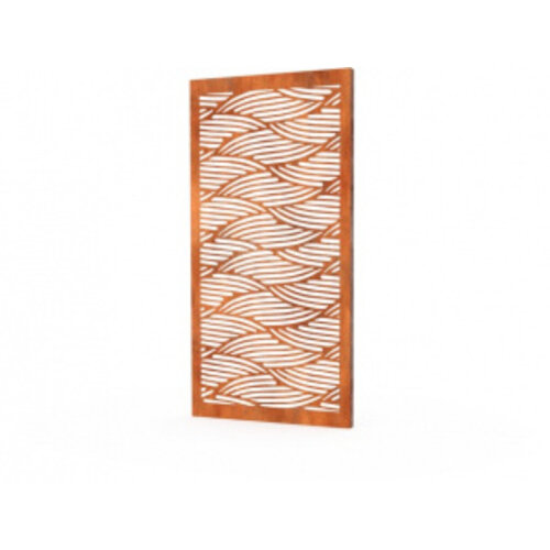 Geroba Sfeerpaneel cortenstaal Waves 100x5x180 cm