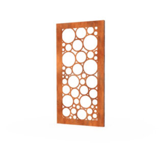 Geroba Sfeerpaneel cortenstaal Bubbles 100x5x180 cm