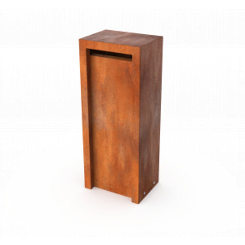 Geroba Cortenstaal brievenbus 40x30x100 cm
