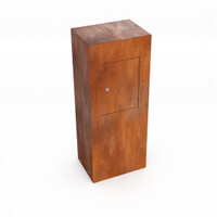 Geroba Cortenstaal brievenbus 40x30x100 cm