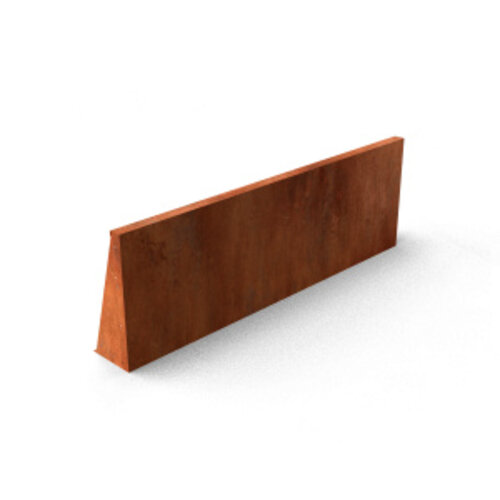 Geroba Cortenstaal keerwand 150x20x75 cm