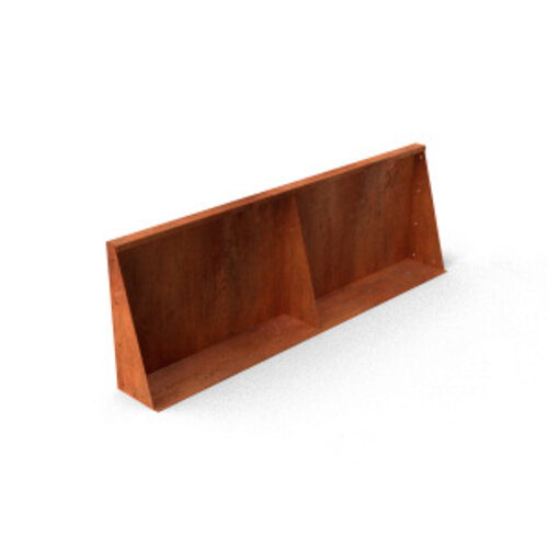 Geroba Cortenstaal keerwand 150x20x75 cm