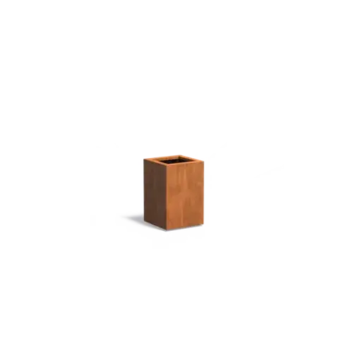 Adezz Vierkante cortenstalen plantenbak 40x40x60cm