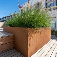 Adezz Plantenbak cortenstaal 80x80x40 cm