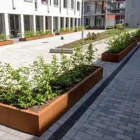 Adezz Plantenbak cortenstaal 80x80x40 cm