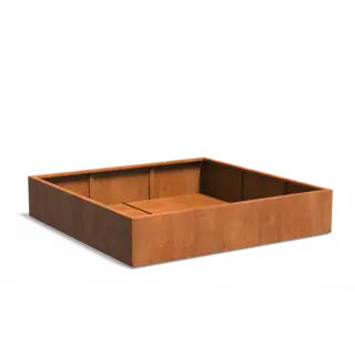 Adezz Cortenstaal plantenbak 200x200x40cm