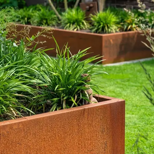 Adezz Cortenstaal plantenbak 300x40x80 cm