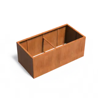 Adezz Cortenstaal plantenbak  200x100x80 cm - Zonder bodem