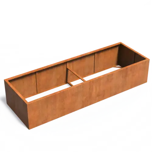 Adezz Cortenstaal plantenbak 300x100x60 cm - Zonder bodem