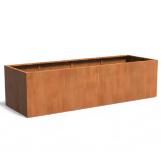 Adezz Cortenstaal plantenbak 300x100x80cm - Zonder bodem